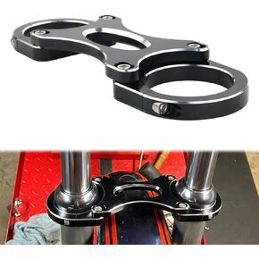 Xitomer Front Fork Brace, Fit for Sportster XL883 1988-2008 / Sportster 883R XL883R 2002-2007 / Sportster Low XL1200L 1988-2011/Sport XL1200R/XL1200S 1988-2006 2007 2008, Motorcycle Fork Stabilizer