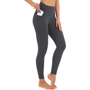 YLDUJ AMUM Womens Workout Yoga Pants High Waist Tummy Control Leggings Running Gym Buttock Lifting Leggings Pants with Pocket