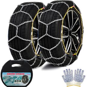 Snow Chains for Car Tires, Snow Chains, Snow Chains for Car, SUV, Pickup and Truck,(KN80)
