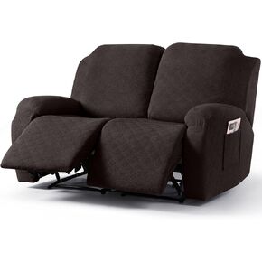 Timeles Recliner Covers Recliner Chair Covers Reclining Couch Covers Sofa Slipcovers Stretch Soft Washable (Single-Seater, Gray)