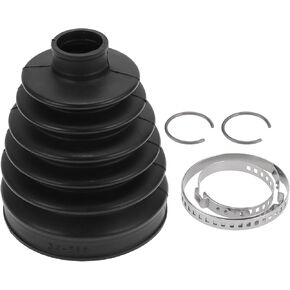 Outer CV Joint Boot Kit for BMW 528i 11-16 for BMW 528i XDrive 12-16 Strong Durable Constant Velocity Joint Boot No.31607606091 W/Clamps Rubber 1 Set