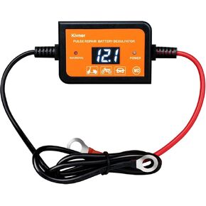 4A Battery Desulfator Lead-Acid Battery Desulfator 12V 24V 36V 48V Battery Regenerator Auto Pulse Desulfator Round Terminal