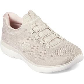Skechers Sport Women's Women's Summits Fun Flare Sneaker, TPPK=Taupe Pink, 6