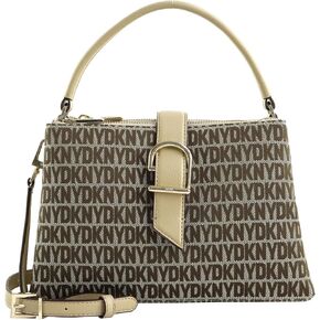 DKNY Top Zip Closure Casual Satchel, Chino/Light Khaki