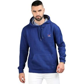 VIROH Polycotton Men's Fleece Pullover Hoodie Loose Fit Ultra Soft Hooded Sweatshirt With Pockets