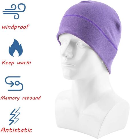 Cycling Cap - Ear Warmer for Men Women Winter Beanie Hat Helmet Liner for Motorcycle, Cycling, Running, Skiing in Saudi Arabia