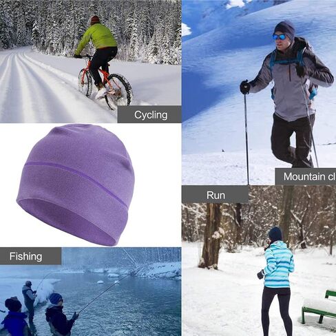 Cycling Cap - Ear Warmer for Men Women Winter Beanie Hat Helmet Liner for Motorcycle, Cycling, Running, Skiing in Saudi Arabia