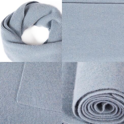 وشاح GreenMount الرجالي من الكشمير محبوك مضلع 100% وشاح من الكشمير دافئ وسميك وناعم للرجال في خريف وشتاء in Kuwait