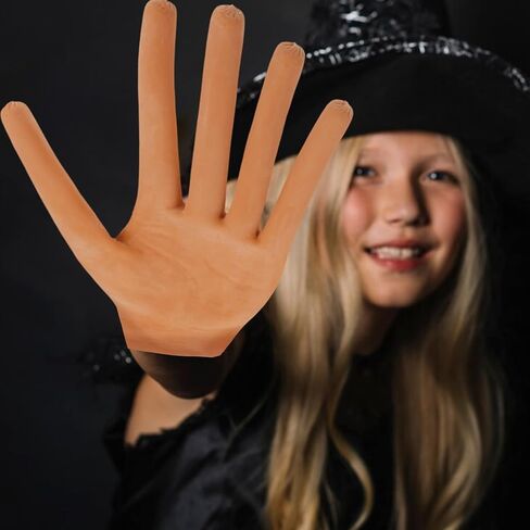 BESPORTBLE Hot Dog Finger Gloves Sausage Fingers Gloves Halloween Cosplay Gloves Gothic Gloves Costume Gloves for Halloween Costume Dress Up Party - 1 Pair in Saudi Arabia