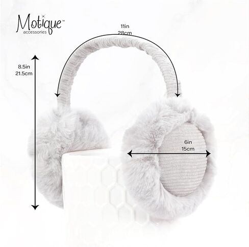 إكسسوارات Motique أغطية للأذنين قابلة للطي فائقة الفرو in Kuwait