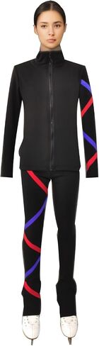 Girl's Ice Skating Training Suit with Plush Skating Training Clothes for Performance in Saudi Arabia