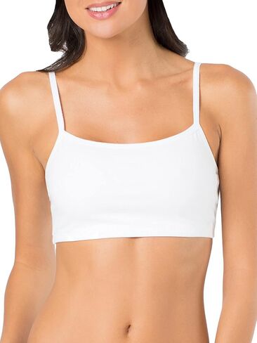 Fruit of the Loom Women's Spaghetti Strap Cotton Pullover Sports Bra Value Pack in Saudi Arabia