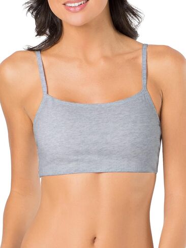 Fruit of the Loom Women's Spaghetti Strap Cotton Pullover Sports Bra Value Pack in Saudi Arabia