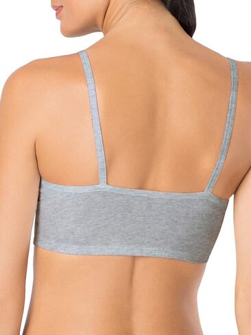 Fruit of the Loom Women's Spaghetti Strap Cotton Pullover Sports Bra Value Pack in Saudi Arabia