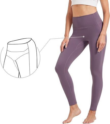 YLDUJ AMUM Womens Workout Yoga Pants High Waist Tummy Control Leggings Running Gym Buttock Lifting Leggings Pants with Pocket in Saudi Arabia