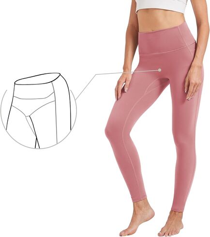 YLDUJ AMUM Womens Workout Yoga Pants High Waist Tummy Control Leggings Running Gym Buttock Lifting Leggings Pants with Pocket in Saudi Arabia