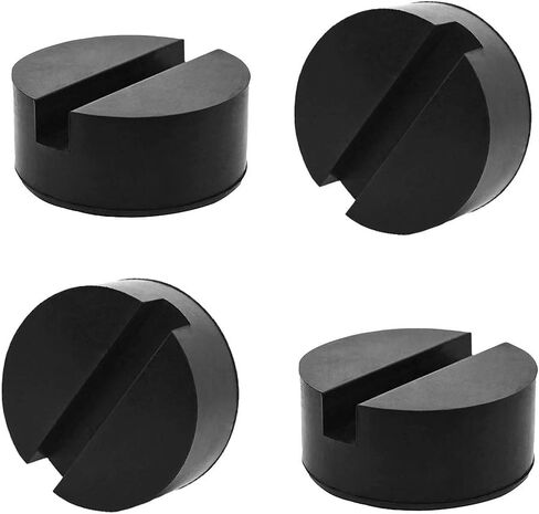 4PCS Jack Pad Adapter for Jack Stand Universal Rubber Slotted Frame Rail Pinch Welds Protector in Saudi Arabia