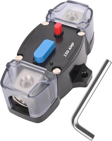 100 Amp Circuit Breaker 12-48 Volt DC 100A Self Recovery Resettable High Amp Circuit Breaker with Manual Reset Button for Automotive RV Marine Boat Car Audio and Amps Protection in Kuwait