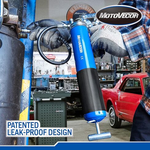 High Performance Heavy Duty Pistol Grip Grease Gun - Extra-Long 27 inch Heavy Duty Reinforced Flex Hose in Saudi Arabia