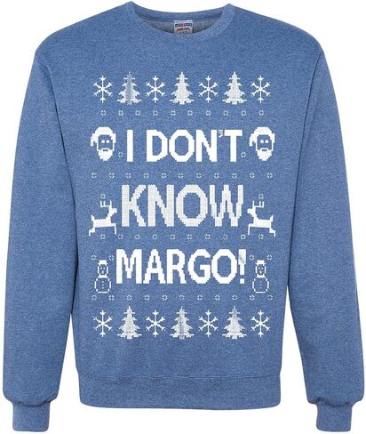 سترة Wild Bobby I Don't Know Margo Ugly Christmas للجنسين بياقة دائرية in Saudi Arabia