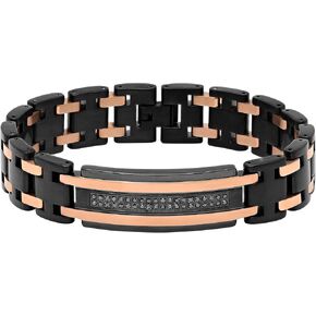 Men's -Studded ID Bracelets - Stainless Steel Hypoallergenic Robust Choice of Colors