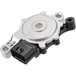 Transmission Range Sensor Neutral Safety Multifunction Switch Compatible for Kia Forte 2012-2018, Durable Metal Silver Tone Item Replacement