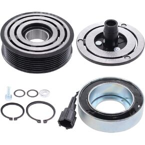 ApplianPar AC A/C Compressor Clutch Assembly Kit for Nissan Versa Note 1.6L 2012 2013 2014 2015 2016 2017