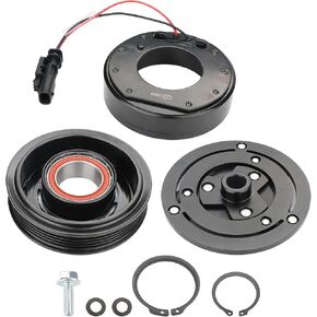 JDMON Air Conditioner AC Compressor Clutch Kit Compatible with Chevy Colorado Equinox GMC Canyon Terrain L4 2.5L 2015-2021 Replace 198299 23106025 23291879 23398670 84786601 84635623 84666664