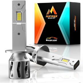 Upgraded H11 Bulbs Combo, 30000LM 500% Super Bright Fog Lights, Plug and Play, Pack of 2 (H11/H8/H9)