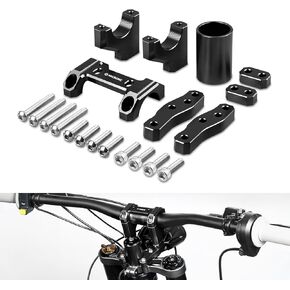 Purple 20/30MM Front Handlebar Bar Riser Mount Bracket Compatible with Surron light bee X Surron light bee S Surron light bee L1E Segway X160 Segway X260