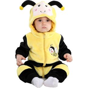 TONWHAR Unisex-Baby Animal Onesie Costume Cartoon Animal Outfit Homewear Kids' One-Piece Rompers