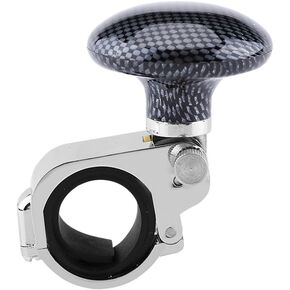 Ejoyous Steering Wheel Spinner Knob Universal Steering Wheel Knob in Car Power Handle Spinner Knob Auxiliary Booster Handle Control (Carbon Fiber)