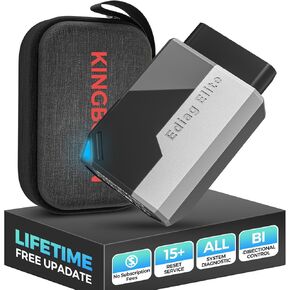 KINGBOLEN Ediag Elite OBD2 Scanner Bluetooth, Bi-Directional Control Scanner All System Diagnostic Tool for iOS & Android, 15+ Hot Reset, CANFD Protocol, FCA AutoAuth, No Subscriptions Lifetime Update
