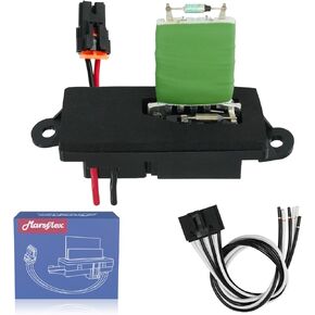 Marsflex Blower Motor Resistor 22807122 1999 2000 2001 2002 2003 2004 2005 2006 for Chevy Avalanche Silverado Suburban Tahoe, for GMC Sierra Yukon, OE: 973-409 89019089 15-81087 Manual AC Control