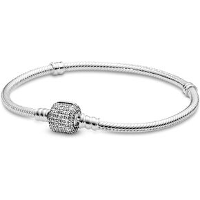 PANDORA Sterling Silver w/Signature Clasp