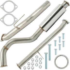 PHILTOP Cat-Back System, Stainless Steel Cat Back Exhaust System Fit for 2000-2006 Suburban 1500 5.3/5.7L; Yukon XL 1500 5.3L