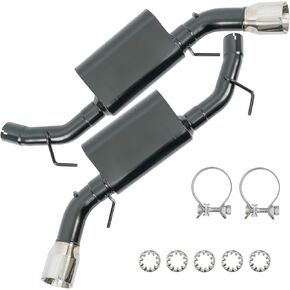 PHILTOP Cat-Back System, Stainless Steel Cat Back Exhaust System Fit for 2010-2015 Camaro 6.2L