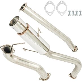 PHILTOP Cat-Back System, Stainless Steel Cat Back Exhaust System Fit for 2015-2017 WRX; WRX STI