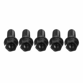 5PCS Black 14x1.25mm Wheel Lug Bolt 28mm Shank for 2007-2021 BMW for 2004-2021 Mini All Rims Replacement # 36136781151
