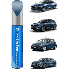 46V Soul Red Crystal Metallic Tricoat Touch Up Paint Compatible with Mazda Exact Match Touch Up Paint Car Scratch Repair