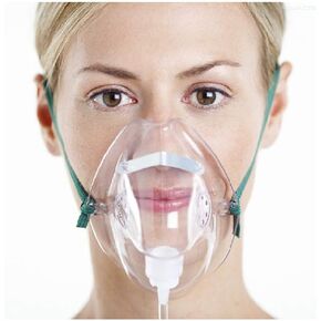 Adult Oxygen Mask with 6.6' Tubing - Soft - XL Size - 6 Pack