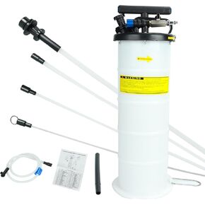 EASYBERG Pneumatic/Manual 15L Oil Extractor Oil Changer Vacuum Fluid Petrol Fuel Extractor Automotive Oil Extractor Pump Manual Fluid Extractor Pump Tank Remover