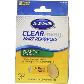 Dr. Scholl's Clear Away Wart Remover Plantar 24 ea