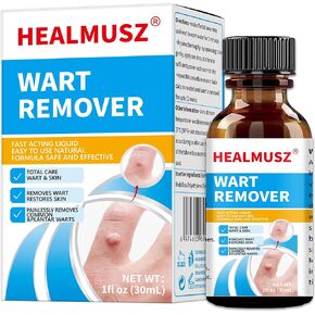 Wart & Corn Remover Liquid, Smoothes Skin Gentle Fast Acting Gel，Wart Removal Fast Acting Salicylic Wart Removers Designed for Feet Toes Finger Hand, Genital, Common, Flat Wart, Callus