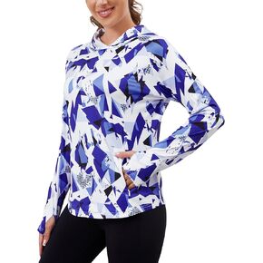 LURANEE Women's UPF 50+ Sun Shirt SPF Long Sleeve Hoodie UV Protection Clothing Hiking Fishing Outdoor with Pockets