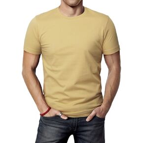 H2H Mens Casual Slim Fit Short Sleeve T-Shirts Soft Lightweight V-Neck/Crew-Neck Size XS to 3XL