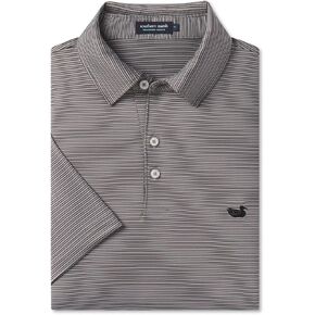 Southern Marsh Youth's Bermuda Performance Clearwater Stripe Polo Shirt, Short Sleeve Shirt