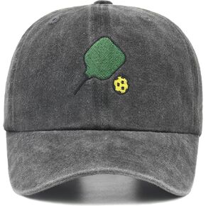 Pickleball Hat for Boys Girls, Adjustable Embroidered Toddler Baseball Cap, Gift for Kids Ages 2-9