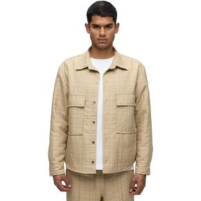HUDSON Men's Quilted Button Down Jacket