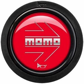 MOMO Sphoarwredchf Push Button Arrow Logo. Polish. Red-Chr. 2 °C F
